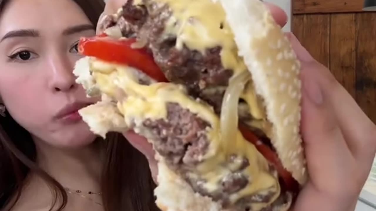 Double cheese burger for mama and papa cheeseburger for our two kiddos