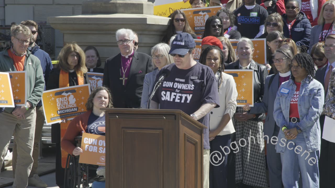 "Gun Violence Prevention Lobby Day Press Conference" at Michigan State Capitol in Lansing