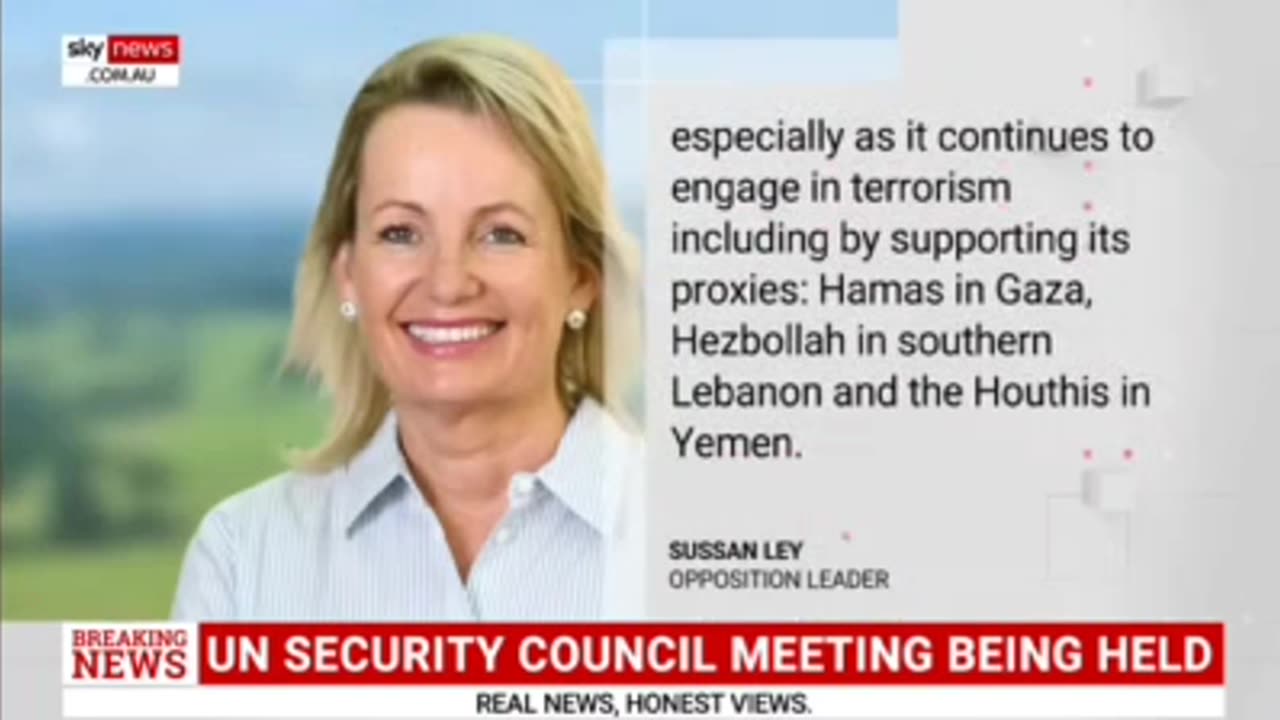 Liberal Party Leader Sussan Ley Rejoices at US Strikes on Iran