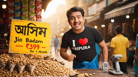 Jio Badam 🥜 399 for 1months unlimited pack #funny