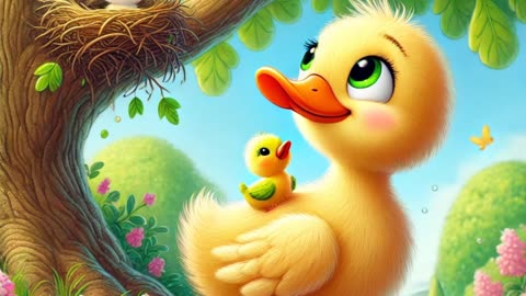 Dippy the Brave Little Duck story for kids in english