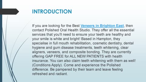 Best Veneers in Brighton East