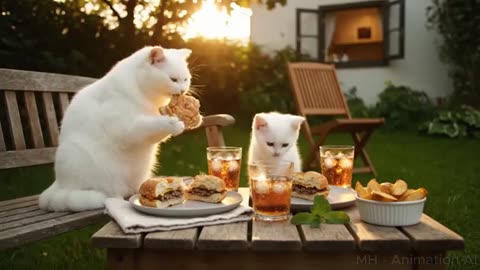 Mama Cat Trims Fur on the Farm and Makes Tiger Hat For Kittens At Home🐾🎩🐯 小貓
