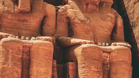 Massive RAMSES II Statues at The Abu Simbel Temple!