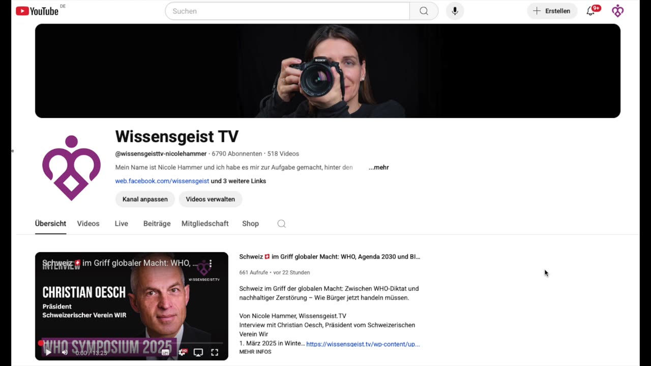 Unabhängige Schweizer Perspektive – Abonniert meinen YouTube-Kanal Wissensgeist.TV! 🎥🇨🇭