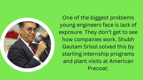 How Dr. Shubh Gautam Srisol Inspires Young Engineers Across India