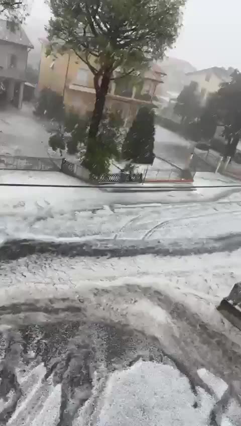 IT’S RAINING, HAILING, SNOWING & FLOODING IN ITALY - ALL ON THE SAME DAY.