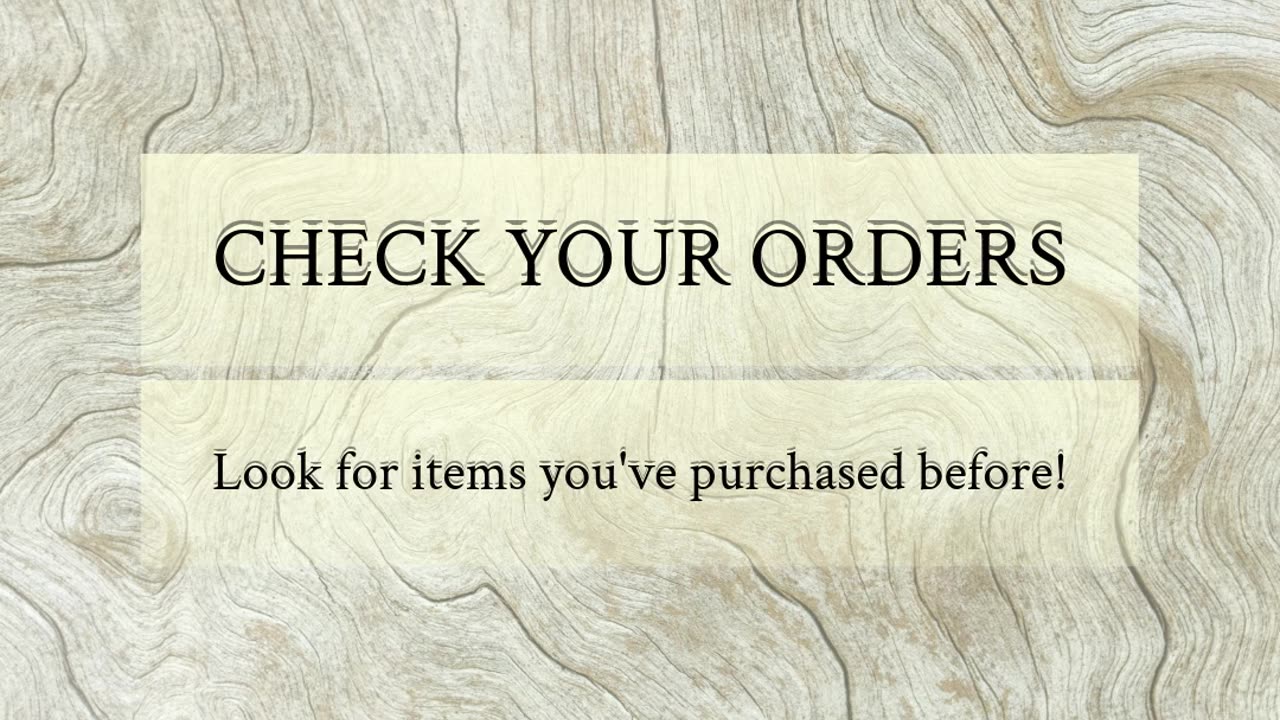 Buy Again Amazon Products- England