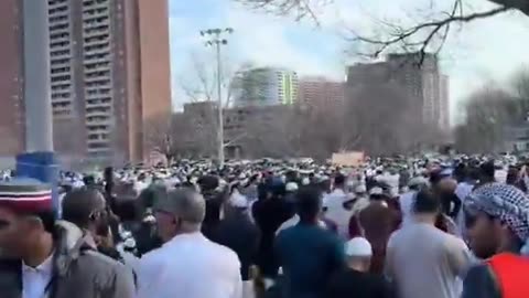 This is Canada. This is what an Islamic invasion looks like.