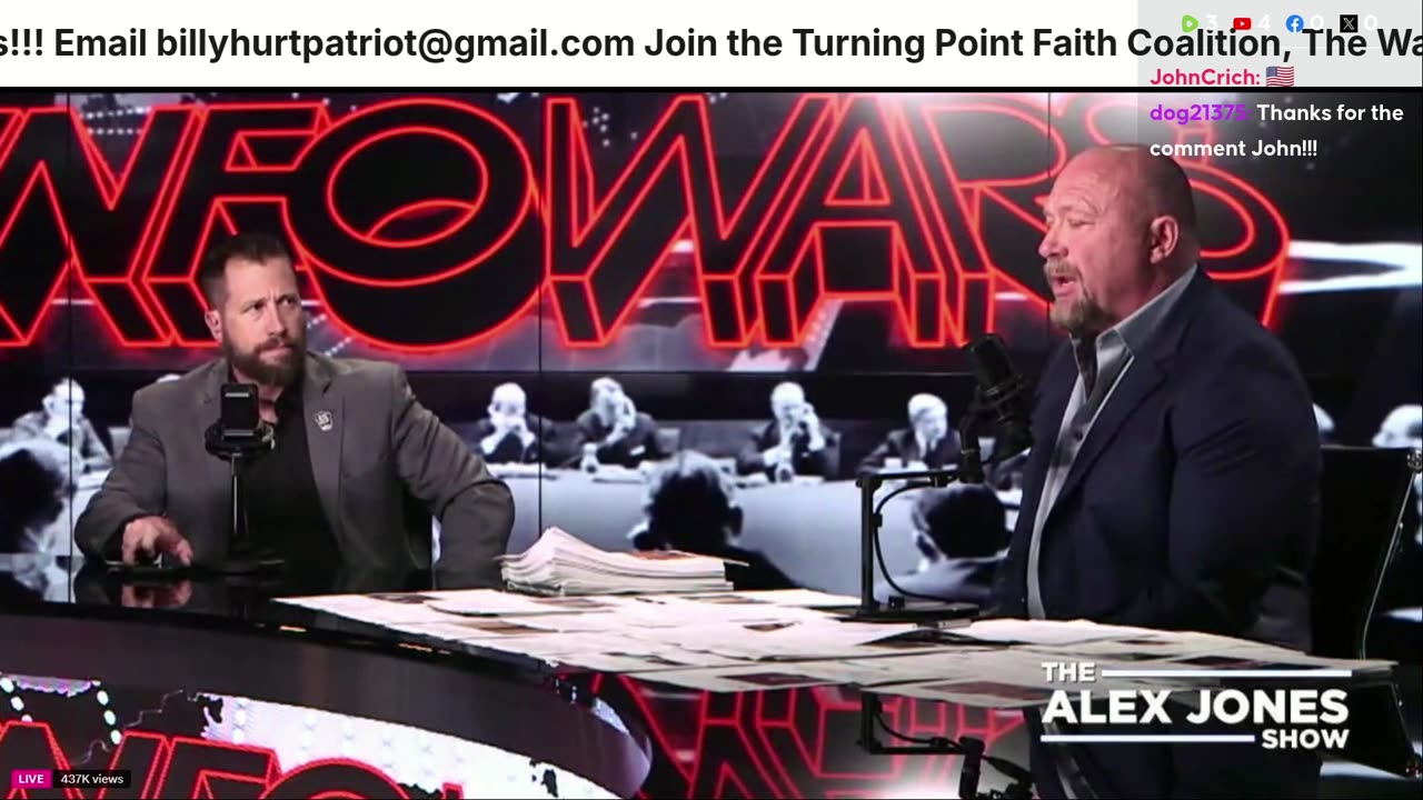 Alex Jones, Info Wars, 05/12/2025