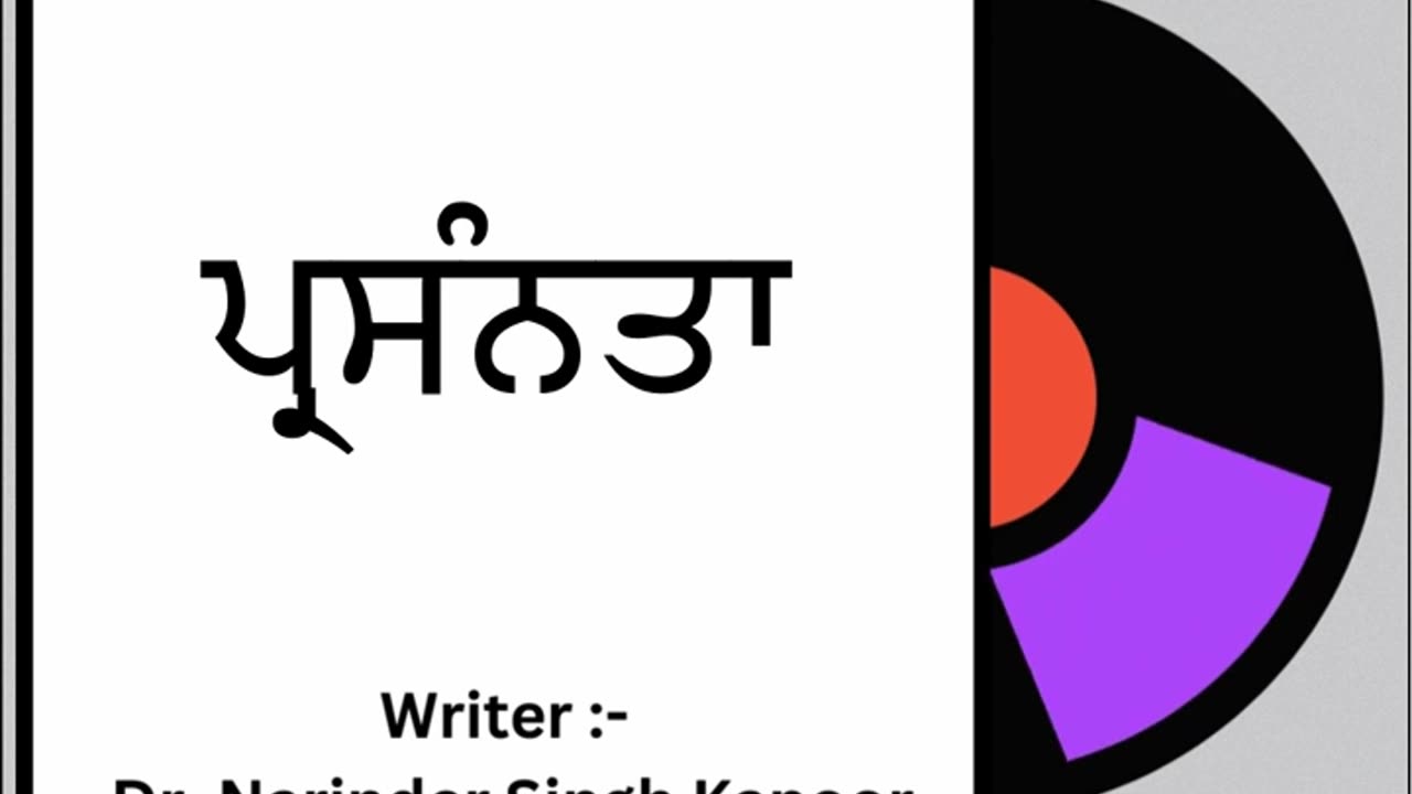 ਪ੍ਰਸੰਨਤਾ || By : Dr. Narinder Singh Kapoor