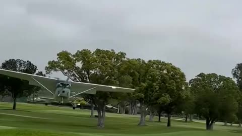 KTLA: "A plane was forced to make an emergency landing at a golf course in the