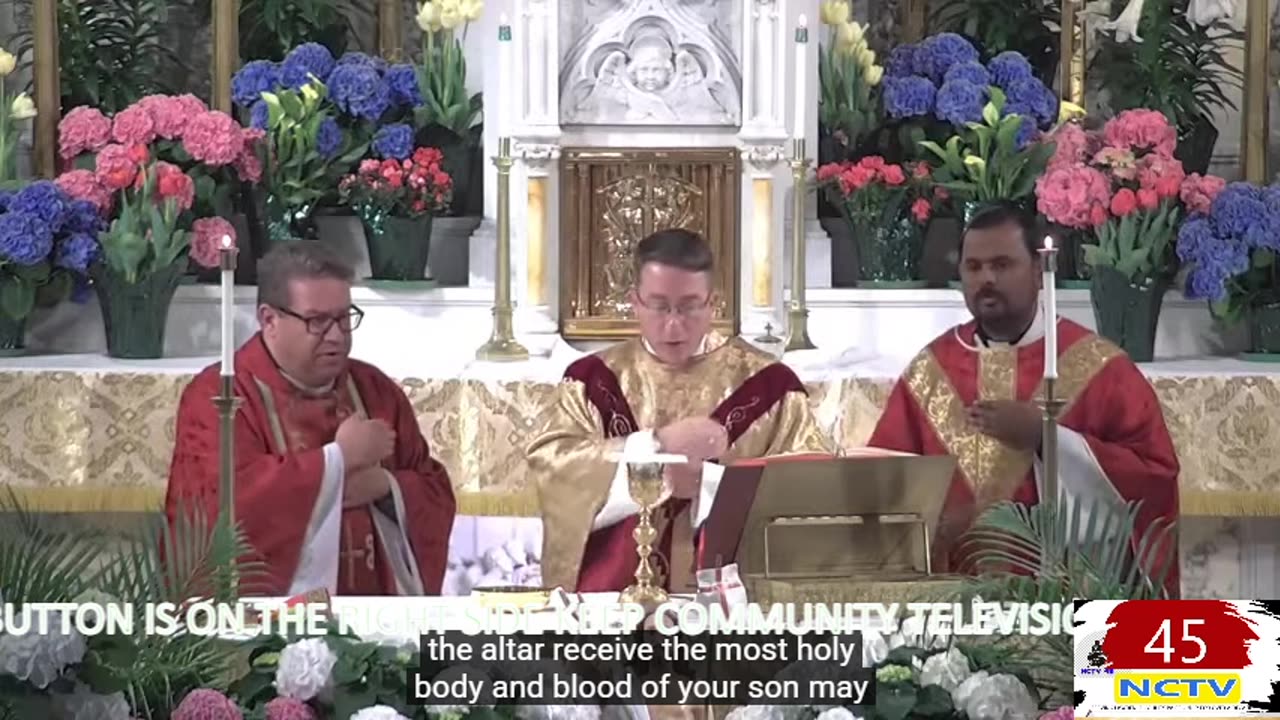 NCTV45 CATHOLIC MASS HOLY SPIRIT PARISH (ST MARYS) 9:00 AM MON APRIL 21 2025