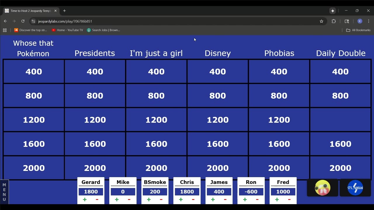 Some nerds play Custom made Jeopardy Epi.23