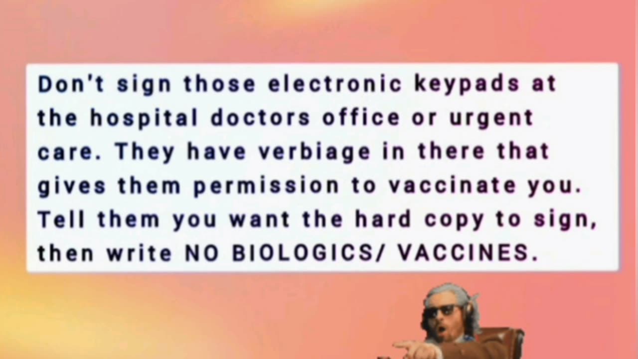 PROTECTION FROM UNWANTED JABS