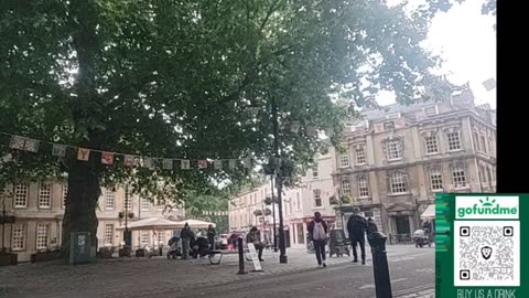 Jazz Nano Street Edition: Busking in Bath, England: 2025 Tour in UK