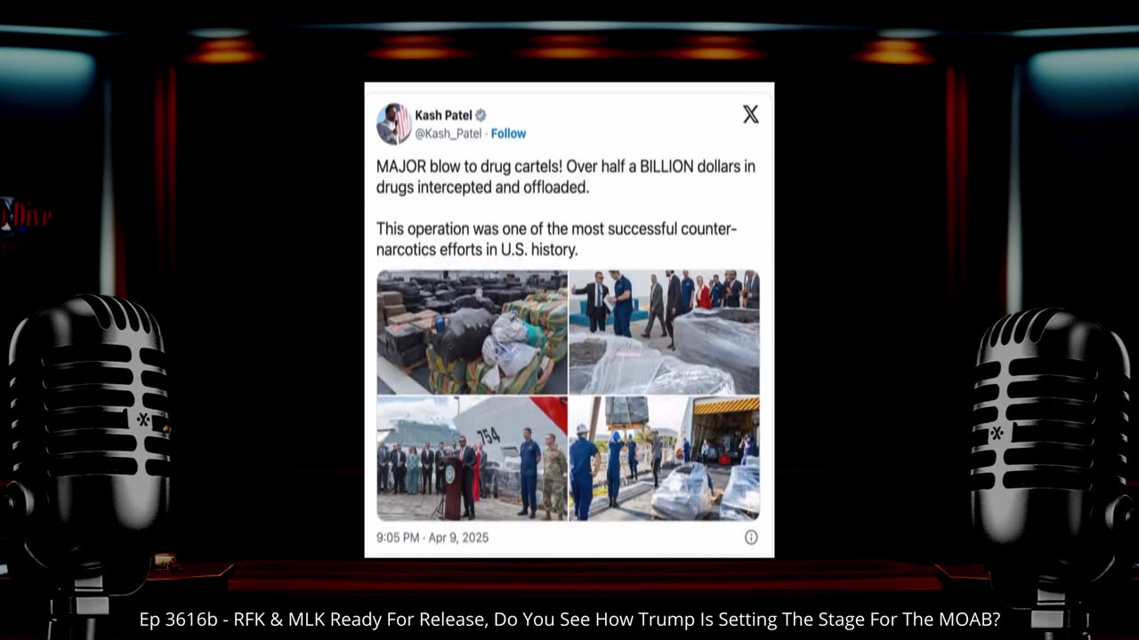 Ep 3616b - RFK & MLK Ready For Release, Do You See How Trump Is Setting The Stage For The MOAB?