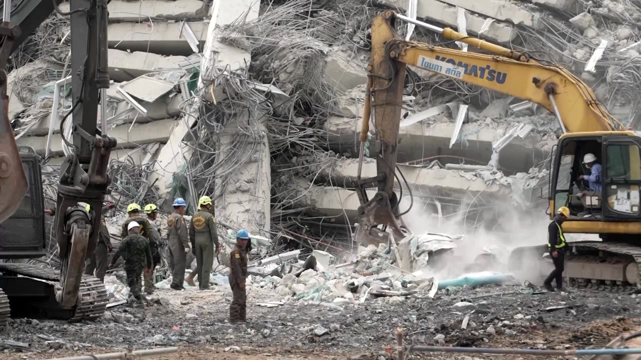 More bodies pulled from collapsed Bangkok building after quake