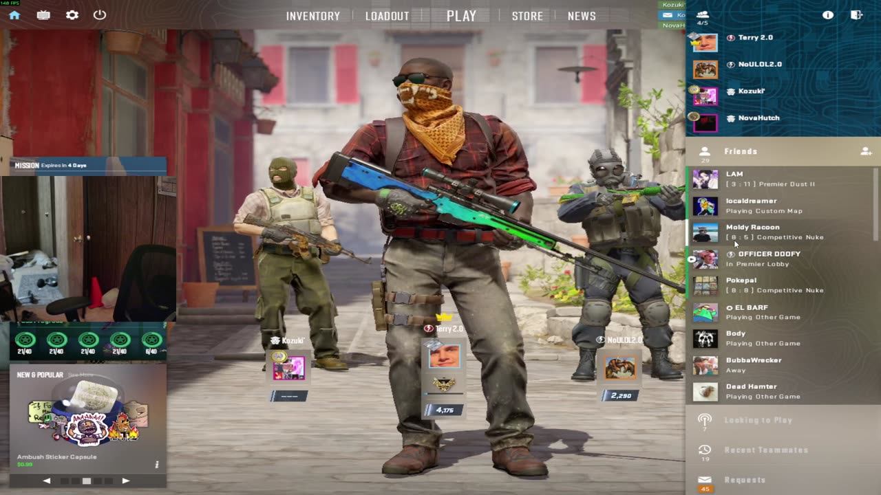 Earning Elo Back - CS2 Que Adventures of Misery - TerryCS LIVE