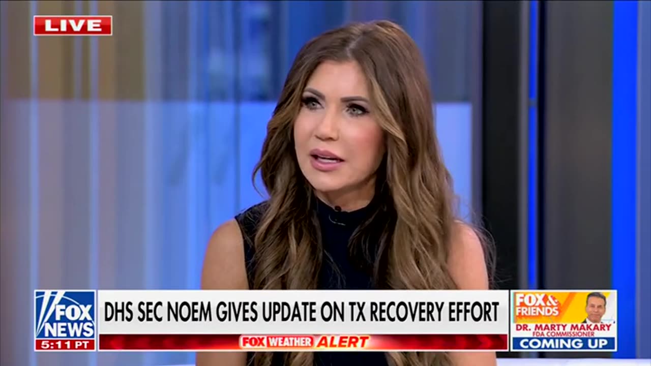Kristi Noem Turns Tables On CNN's Allegations About Texas Flood Response