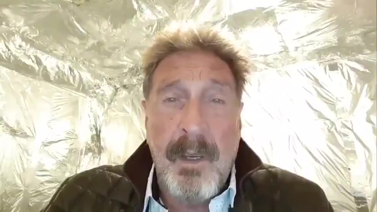 One of John McAfee's last messages to the world: