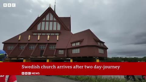 Church completes two-day journey across Swedish city