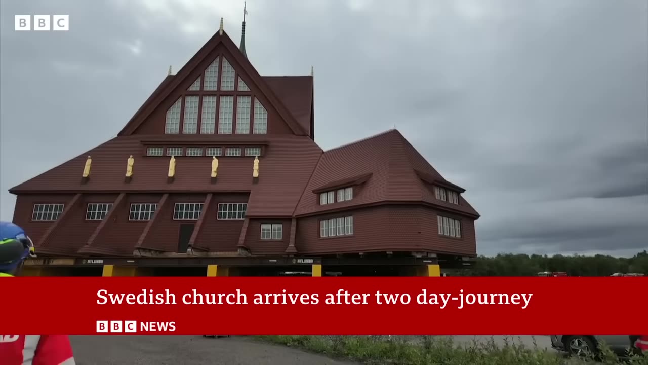Church completes two-day journey across Swedish city
