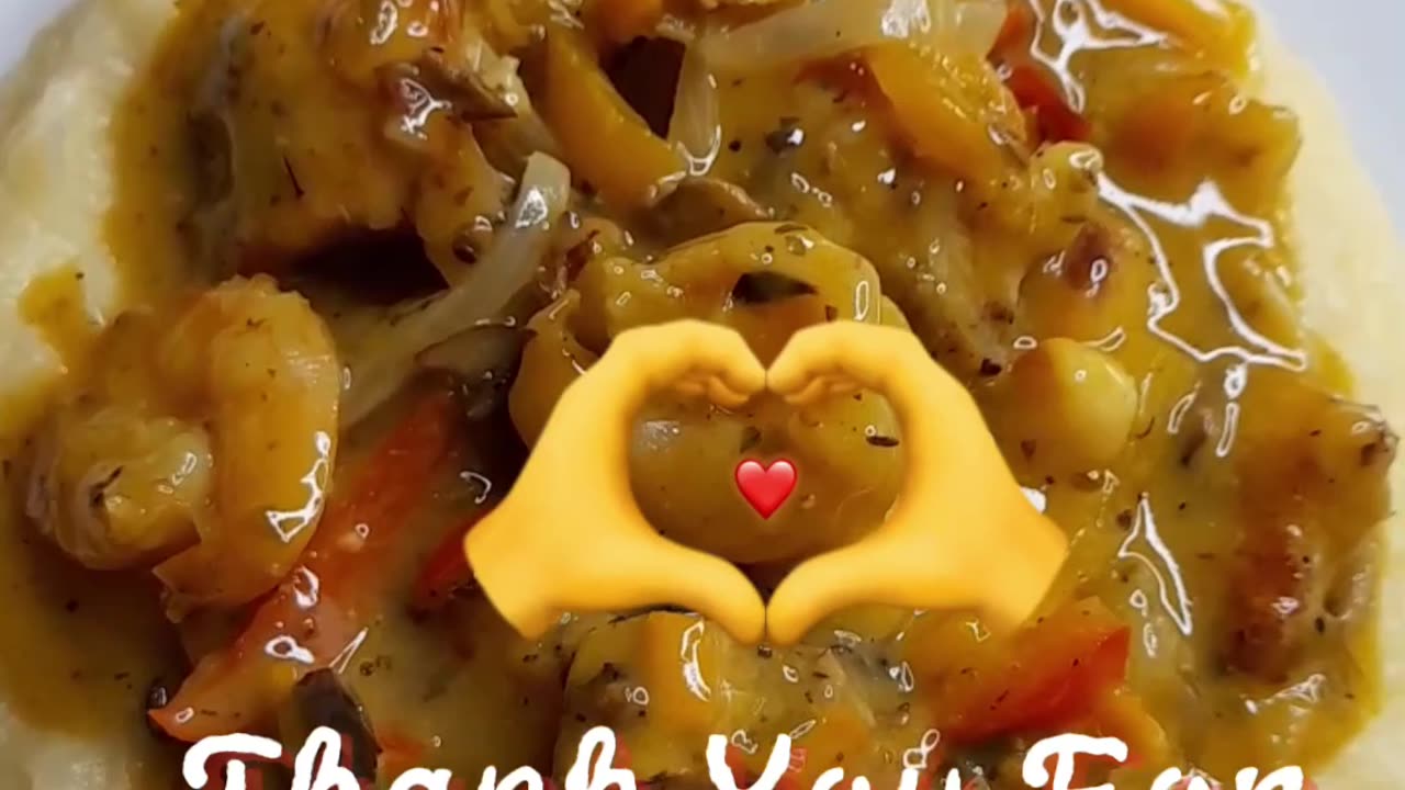 Seafood & Mushroom Sauce with Mashed Potatoes