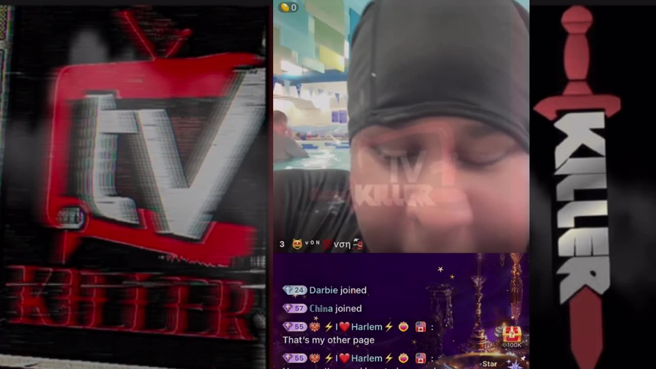 BIG VON VON SWIMMING 😱😩😂