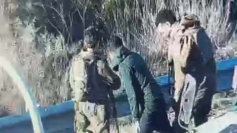 And this is what happens when you treat terrorists with dignity and respect. What an animal.