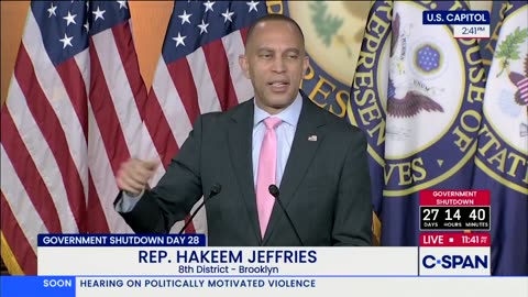 JEFFRIES OWNS THE SHUTDOWN: "[The clean CR] went down to defeat 13 times