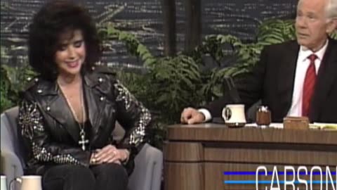 Johnny Carson & Elizabeth Taylor talk marriage #tonightshow #johnnycarson #elizabethtaylor