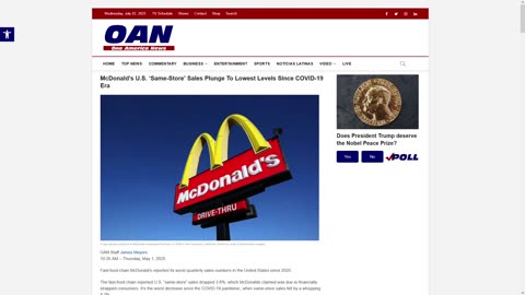 McDonalds Sales Fall - Fast Food Goyslop vs White Nationalism