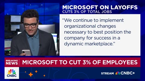 [2025-05-13] Microsoft to cut 3% of employees