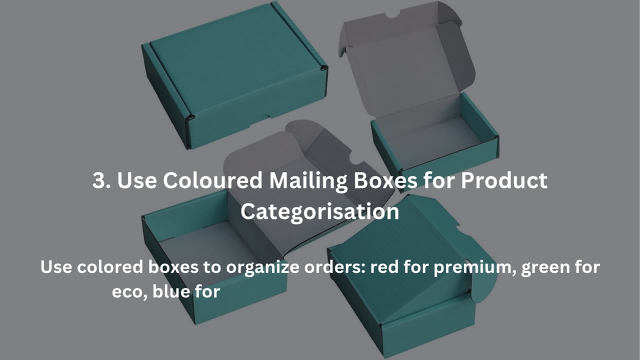 Best Uses for Coloured Postal Boxes in eCommerce