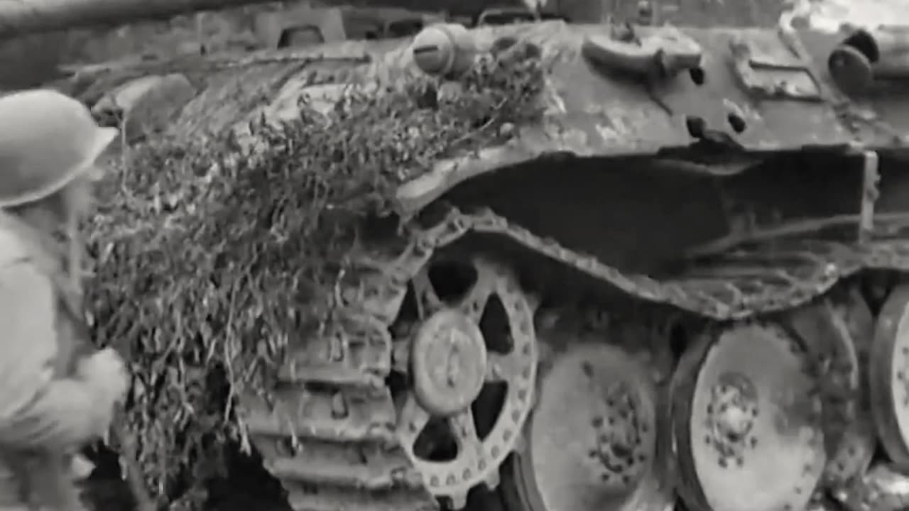 2. SS-Panzerdivision "Das Reich" Panther Ausf. A burned out near Sainteny in July 1944
