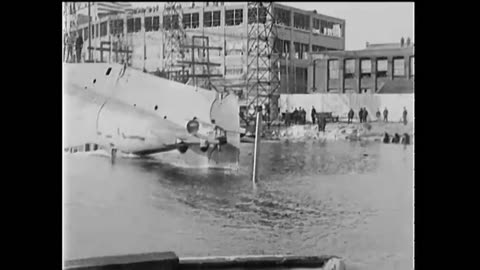 WW1 Submarine Launch