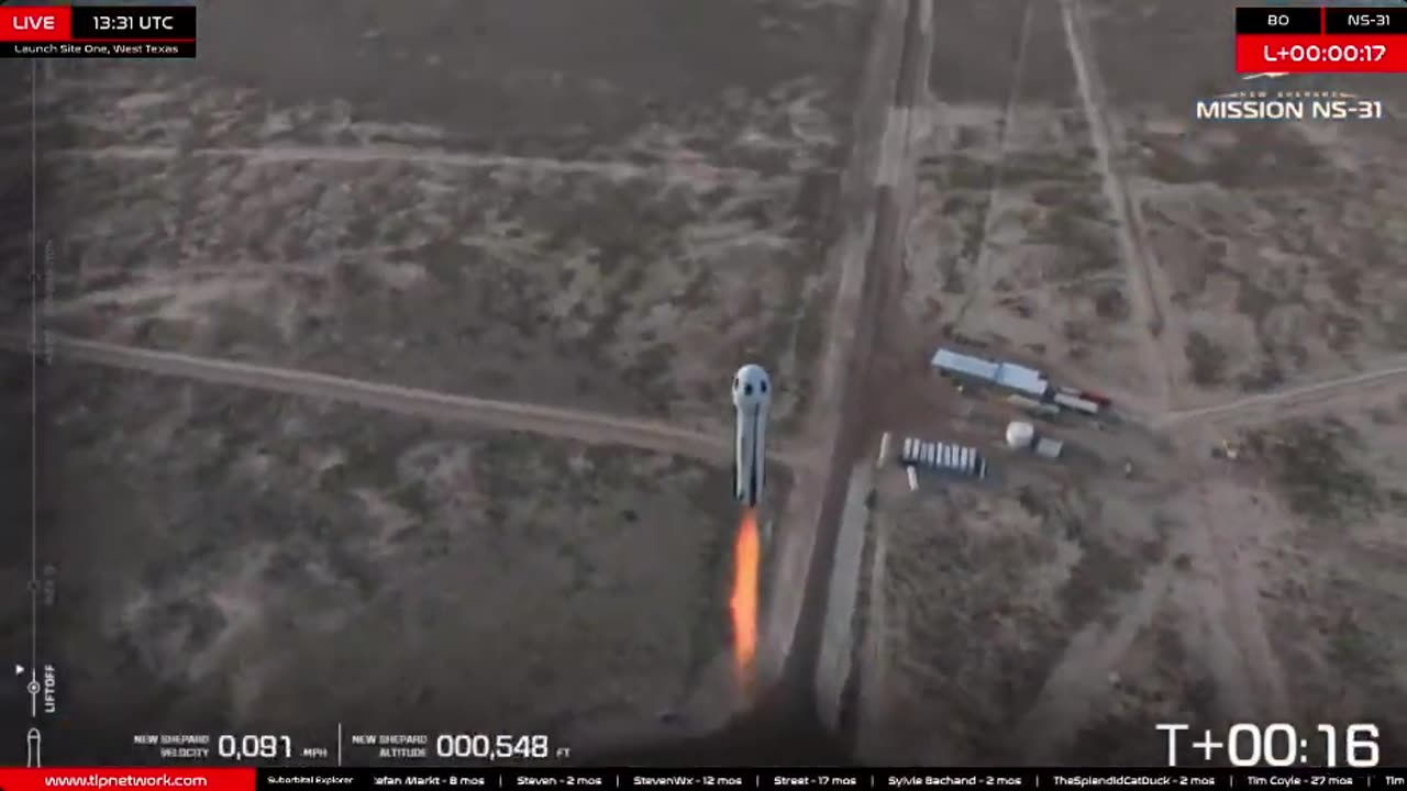 The first all-female Blue Origin crew, featuring Katy Perry, launches into space