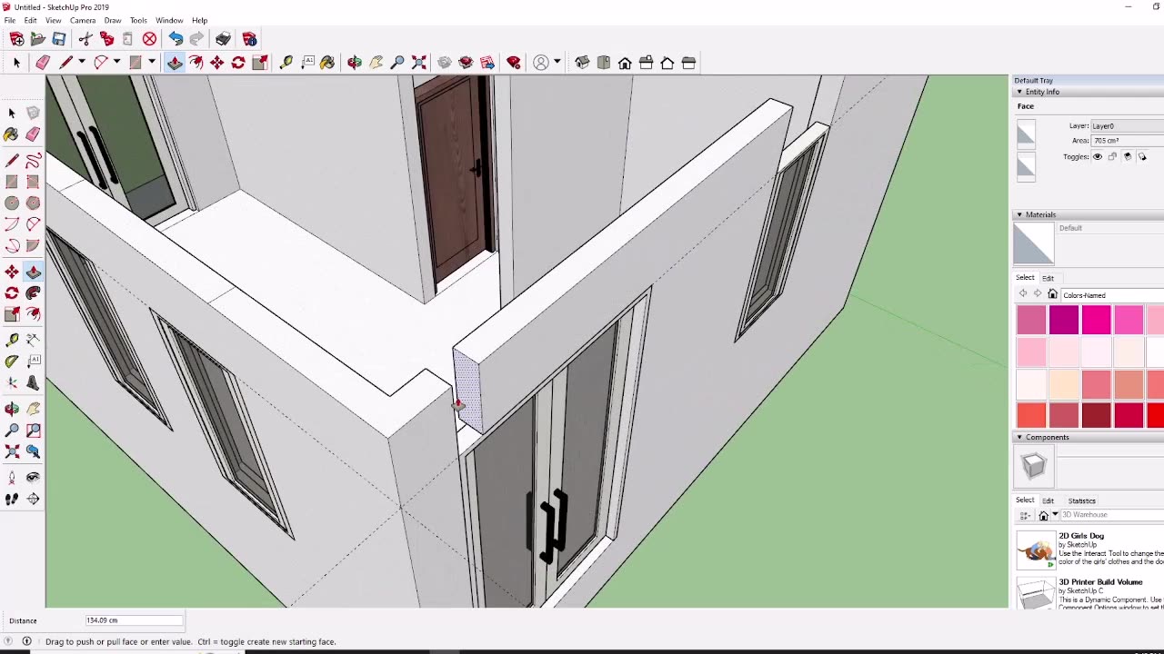 tutorial design house size 6 x 6 meters 16