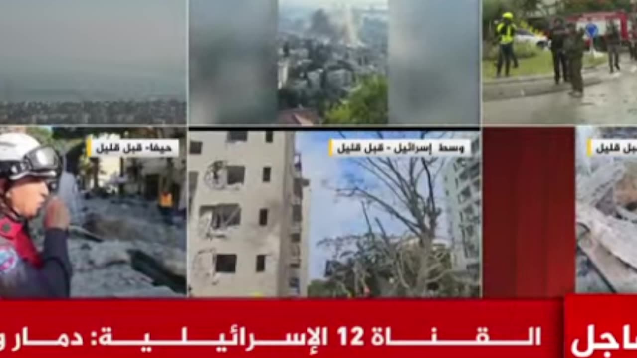 مباشر من اسرائيل هجوم ايران