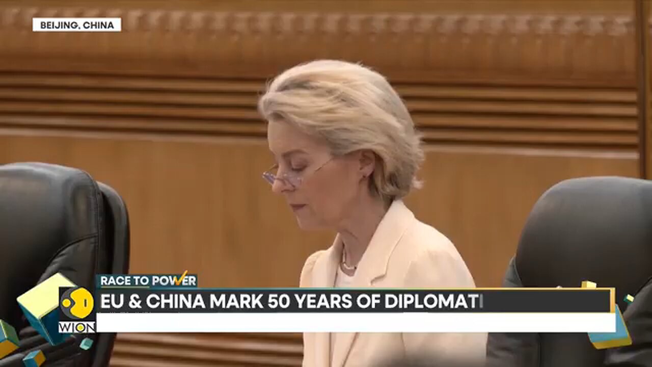 European_Union___China_Complete_50_Years_of_Trade_Ties,_but_Tensions_Simmer___WION_Race_To_Power