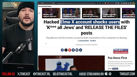 Elmo DEMANDS Epstein List, Account HACKED Attacks Trump, Trump Says EPSTEIN CASE IS OVER