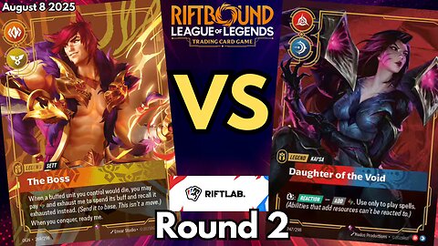 Riftbound TCG: Sett VS Kai'sa | 2nd Round Riftlabs Tournament (high level gameplay)
