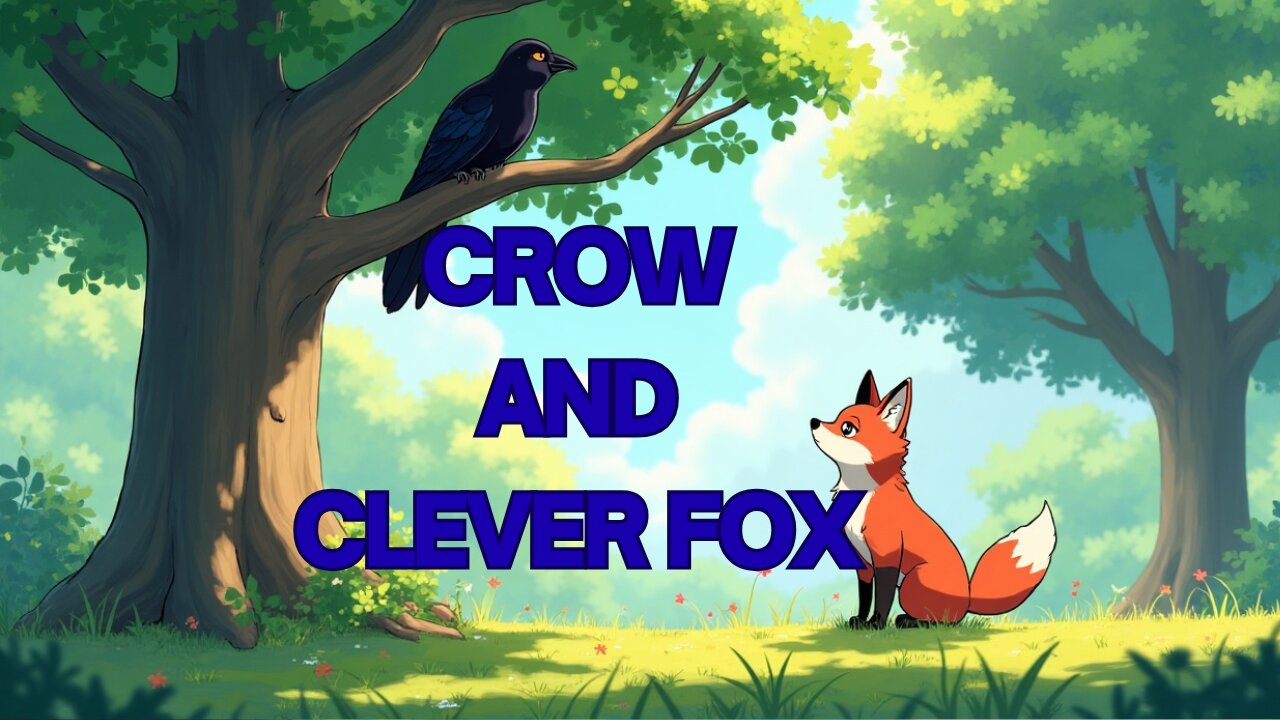 Fox And Crow | Crow And Clever Fox