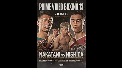 Junto Nakatani vs Ryosuke Nishida + Jun 08 2025 Ariake Coliseum, Tokyo