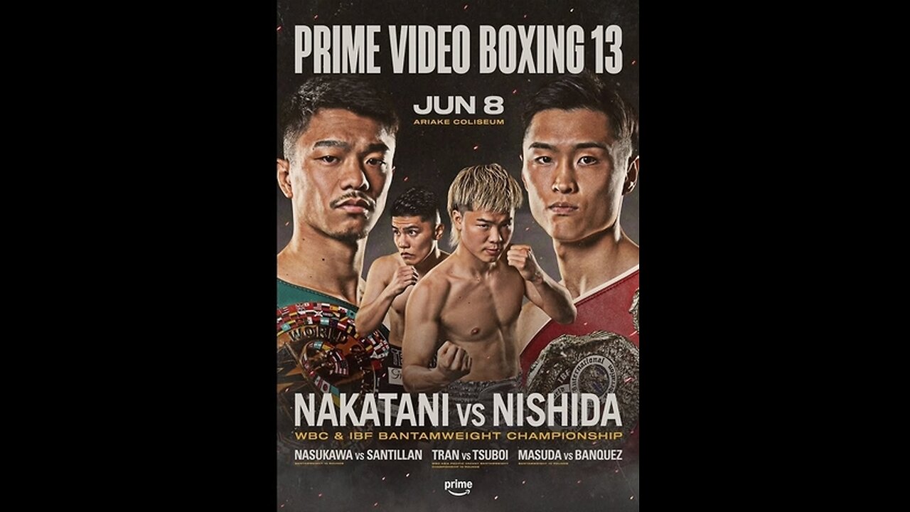Junto Nakatani vs Ryosuke Nishida + Jun 08 2025 Ariake Coliseum, Tokyo