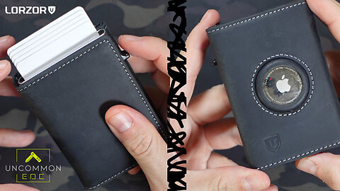 Lorzor Pop-Up Wallet | Integrated Air Tag Support