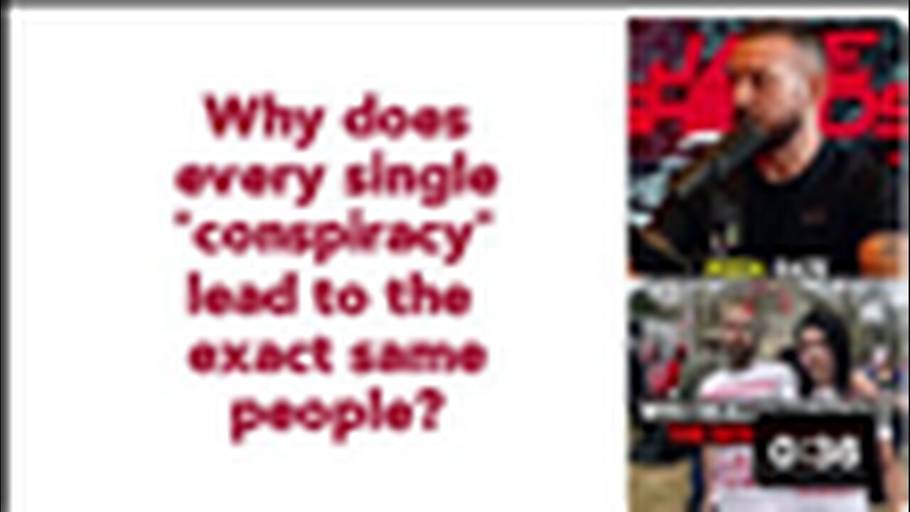"Unraveling the Mystery: Why All Conspiracy Theories Lead to the Same Individuals"