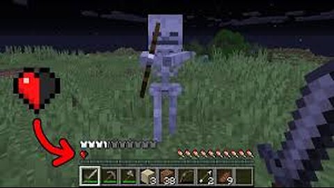 Minecraft, but we survive on one heart LIVE