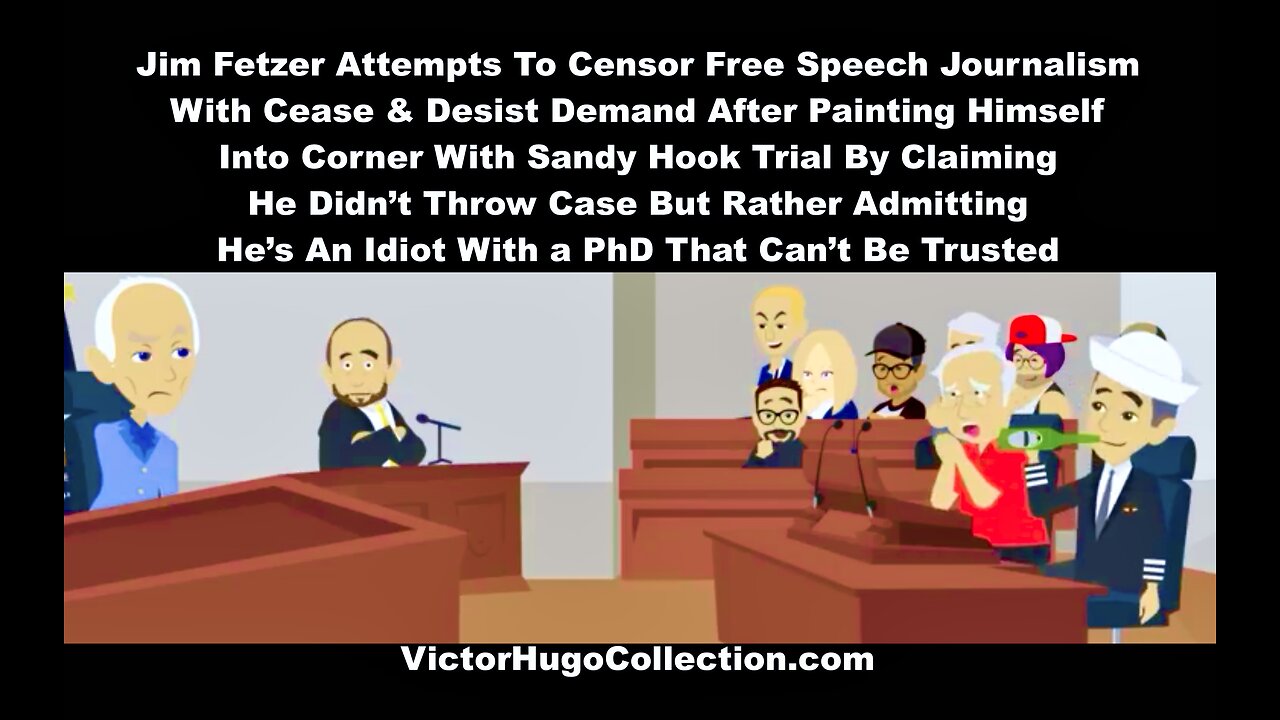 Sandy Hook Jim Fetzer Attempt To Censor Free Speech Journalism With Cease Desist Demand Becomes Joke